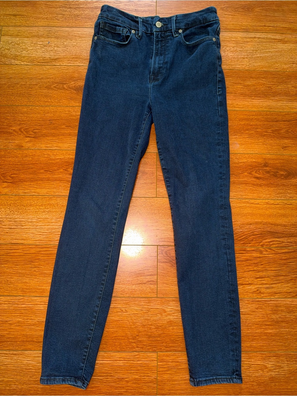 Good American Always Fits Good Legs Skinny Jeans Dark Blue Size 6-12